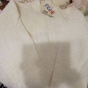 Vintage White stag white women's sweater made in USA